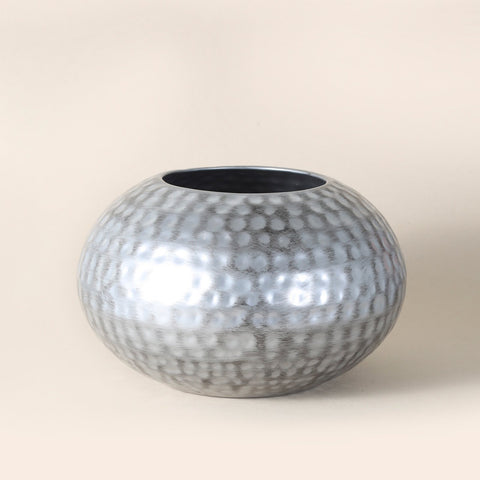 GREY URN  VASE