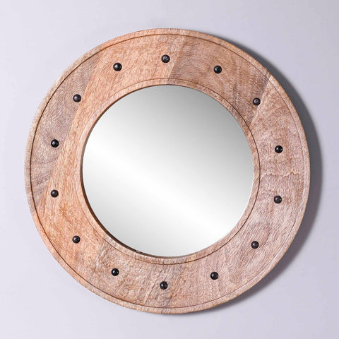 CIRQUE WOODEN MIRROR