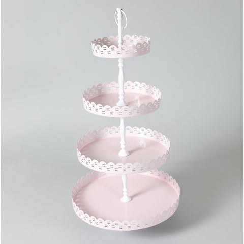 PINK TALL CAKE STAND